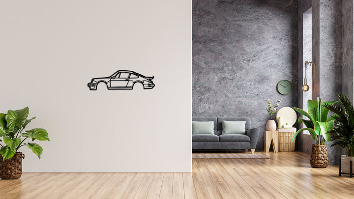 Minimalistisches Lineart Wandtattoo – 3D Optik für Moderne Wandgestaltung | Porsche | PKW | Auto