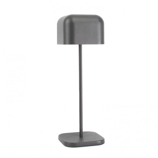 Kabellose Tischlampe Cabo Medium Anthrazit freigestellt – Akku aufladbar KS Verlichting 7848