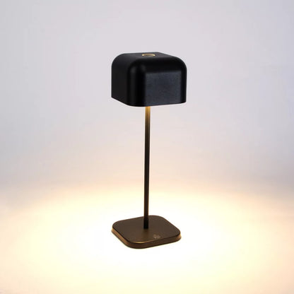 Touch-Schalter Detail kabellose Tischlampe Modern Matt Schwarz – KS Verlichting 7849