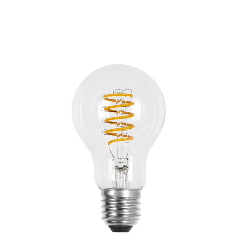 LED Leuchtmittel E27 Tag/Nacht Sensor Spiral Filament freigestellt – 2W 2200K KS Verlichting 5897