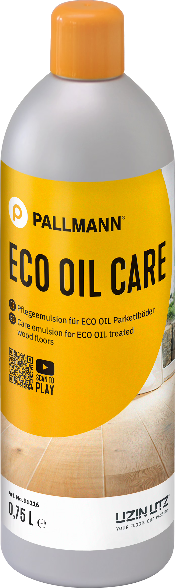 Pallmann Eco Oil Care Pflegeemulsion für geölte Holzoberflächen und Treppen – 0,75 Liter