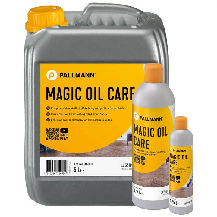Pallmann Magic Oil Care Transparent auf geöltem Holzboden – einfache Anwendung kein Aufpolieren