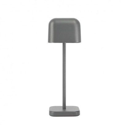 Kabellose Tischlampe Cabo Small Anthrazit Nahaufnahme freigestellt – Detail hochwertiges Aluminium KS Verlichting 7854